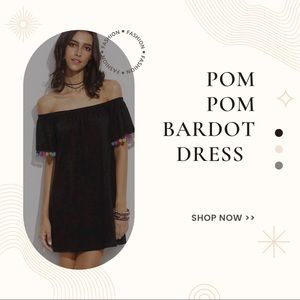 Boutique Pom Pom dress